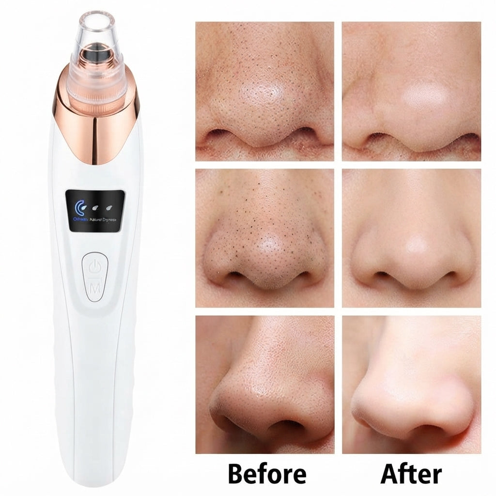 Electric Blackhead Remover & Pore Vacuum – USB Rechargeable Suction Cleanser