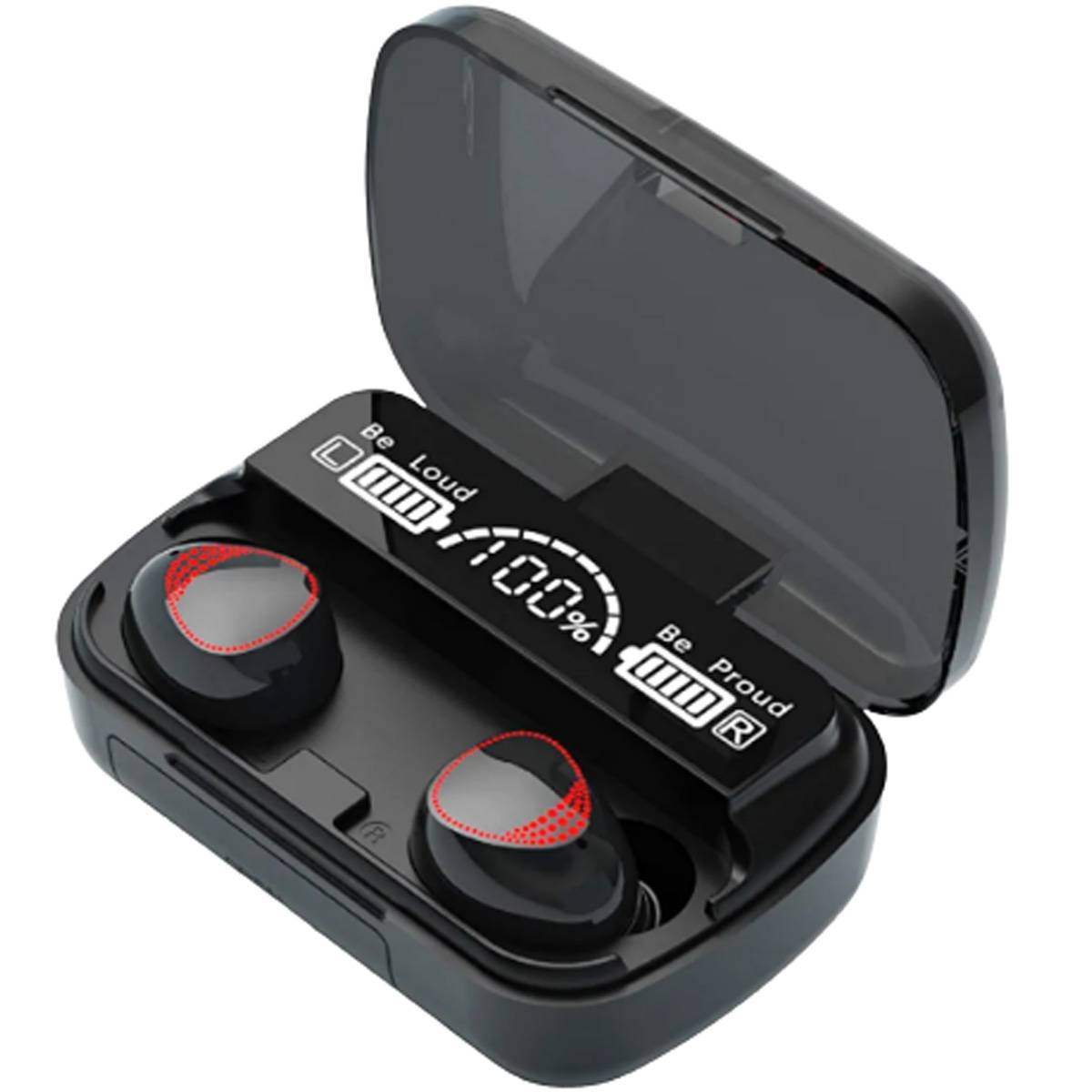 M10 TWS Wireless Earbuds 2000mAh Power Bank Case LED Display Pakistan